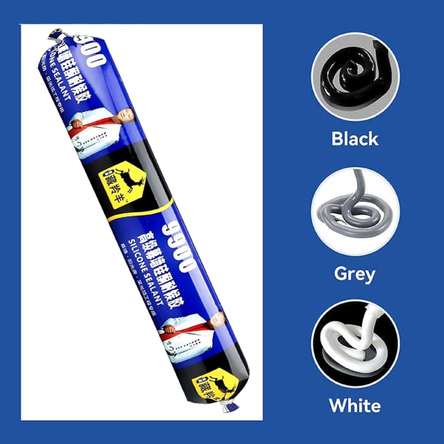 9900 Silicone Sealant Waterproof Adhesive Weatherproof Strong Bond Glass Metal
