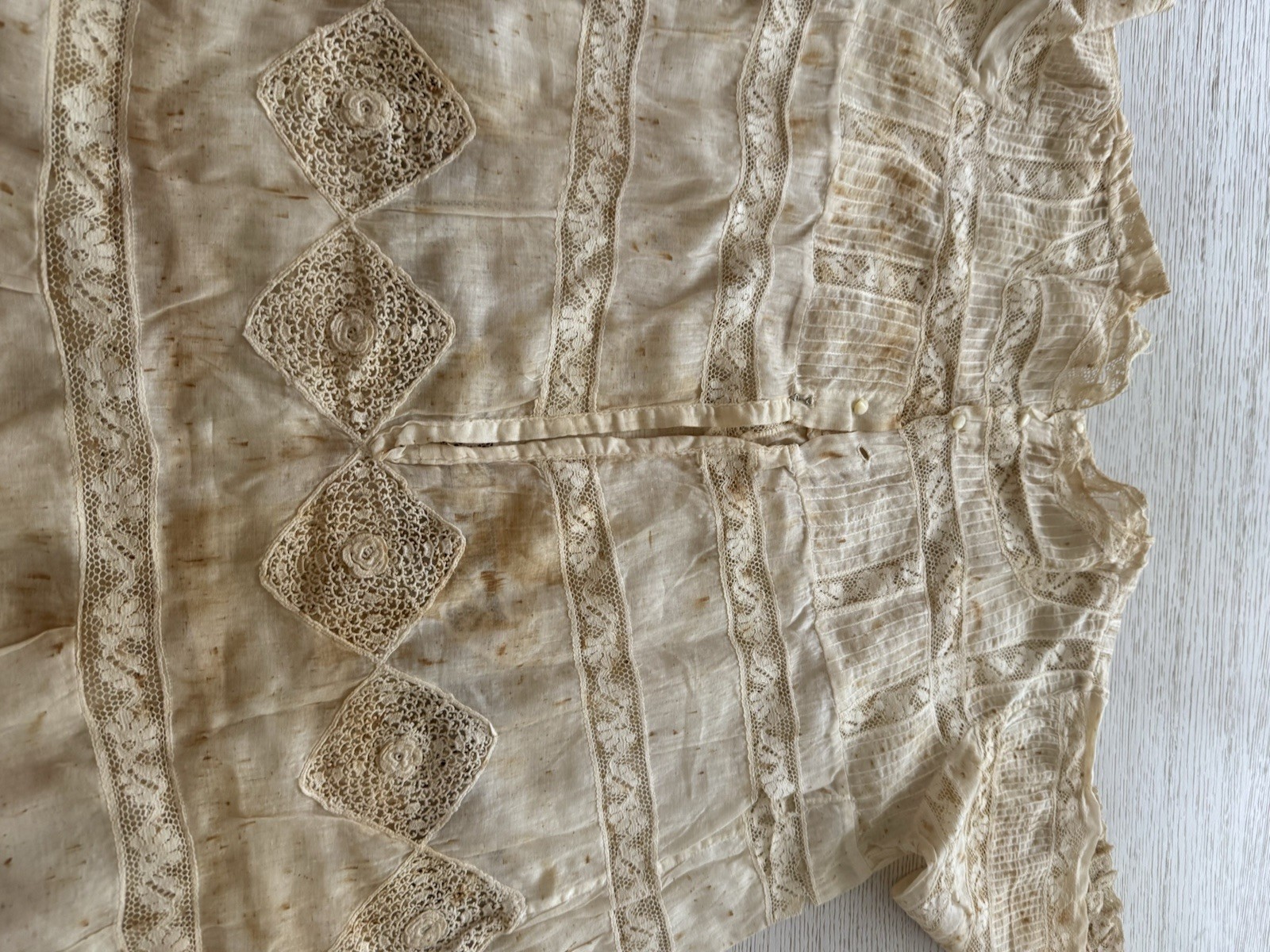 Pre Civil War 2 Childs Baby Dress Early Settler Packers Falls New Hampshire 1817