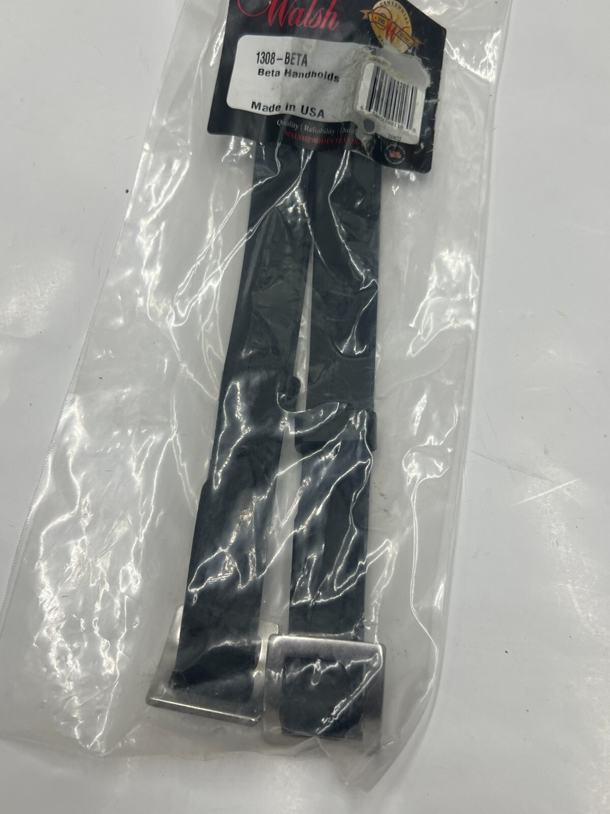 QTY 3 Walsh Horse Harness Race Accessories Racing Beta Handholds Black 1308-beta