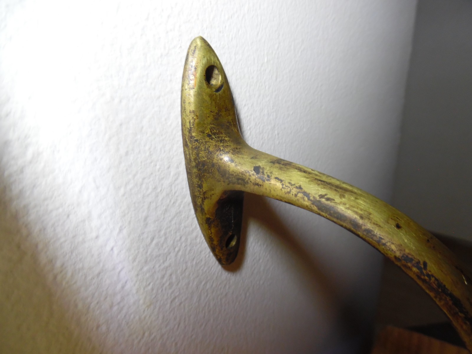 Orig Antique Brass 8" Claw Paw Feet Legs Furniture Stool REPURPOSE 4 Coat Hooks
