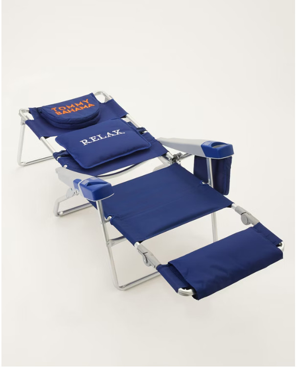 SALE DEAL 🔥 Tommy Bahama Read-Through Premium Beach Lounger Color Navy