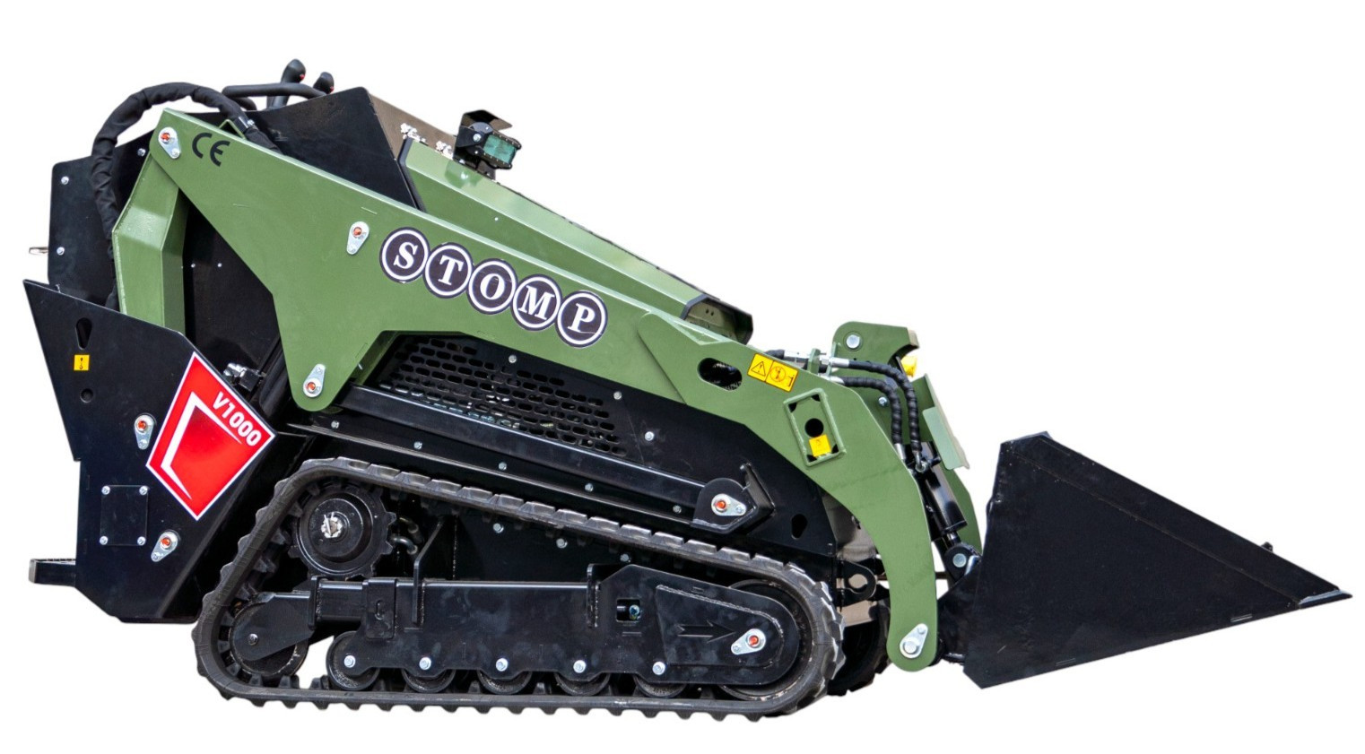 TYPHON Stomp V1000 24HP Kubota D1105 Water-Cool Diesel Skid Steer Pilot Control