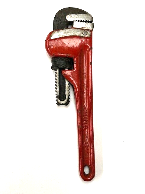 8" Heavy-Duty Straight Pipe Wrench - Made in China