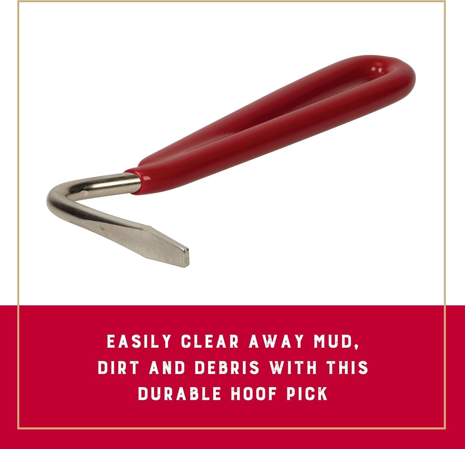 Weaver Equine Horse Hoof Pick, Durable Compact Horseshoe Picks Pony Ponies