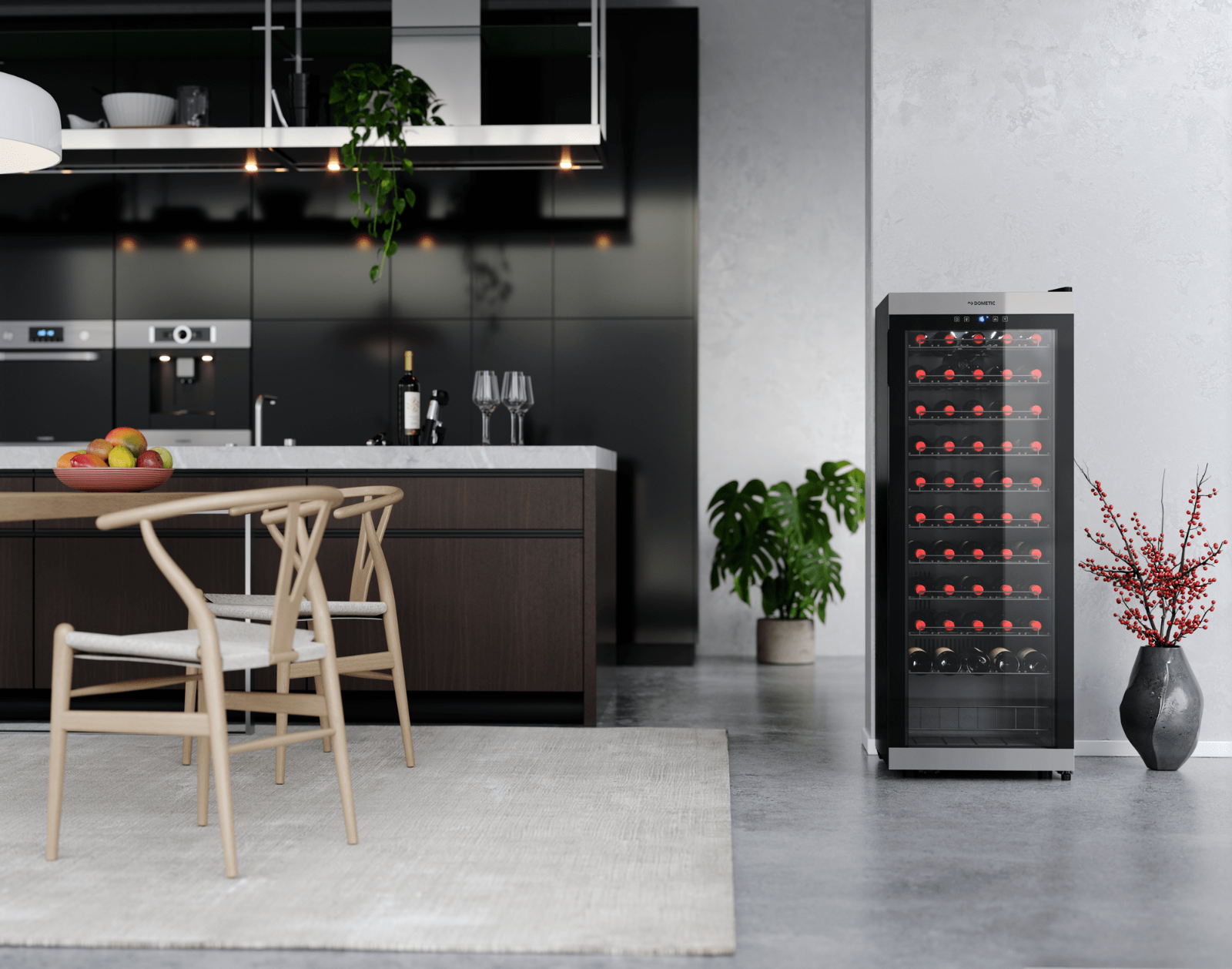 Dometic Freestanding wine cooler / 55 Bottle capacity