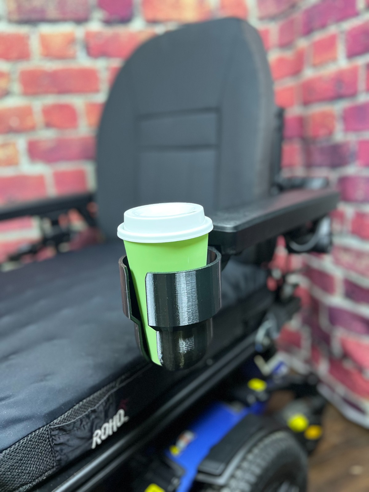 Cup Holder Made For Quantum Power Wheelchair