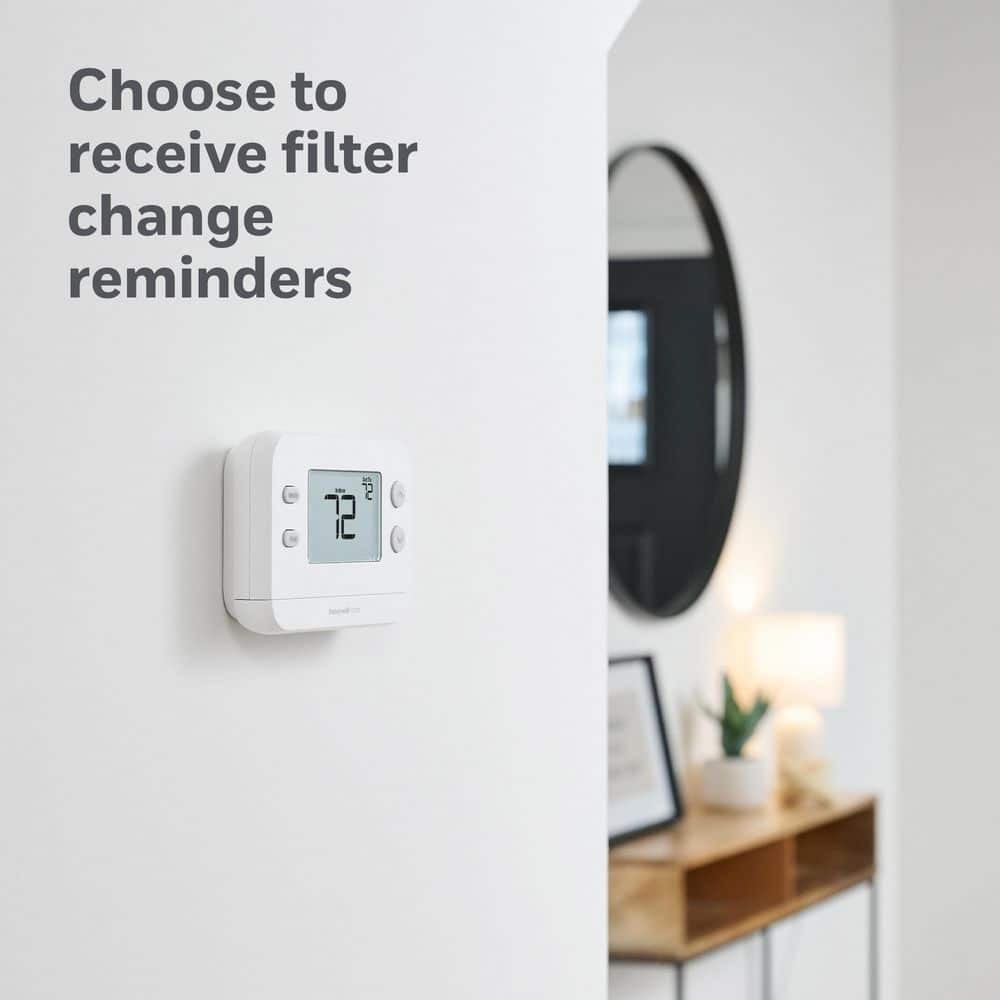 Honeywell Home X1N Non-Programmable Thermostat, Single-Stage, 1-Heat/1-Cool