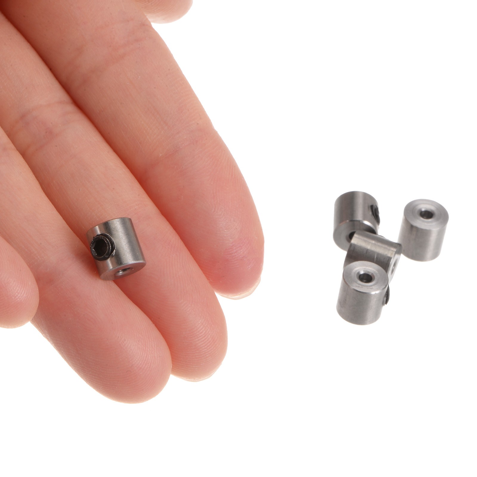 10sets Set Screw Shaft Collars 2mm ID 7mm OD Gear Stopper Wheel Collar