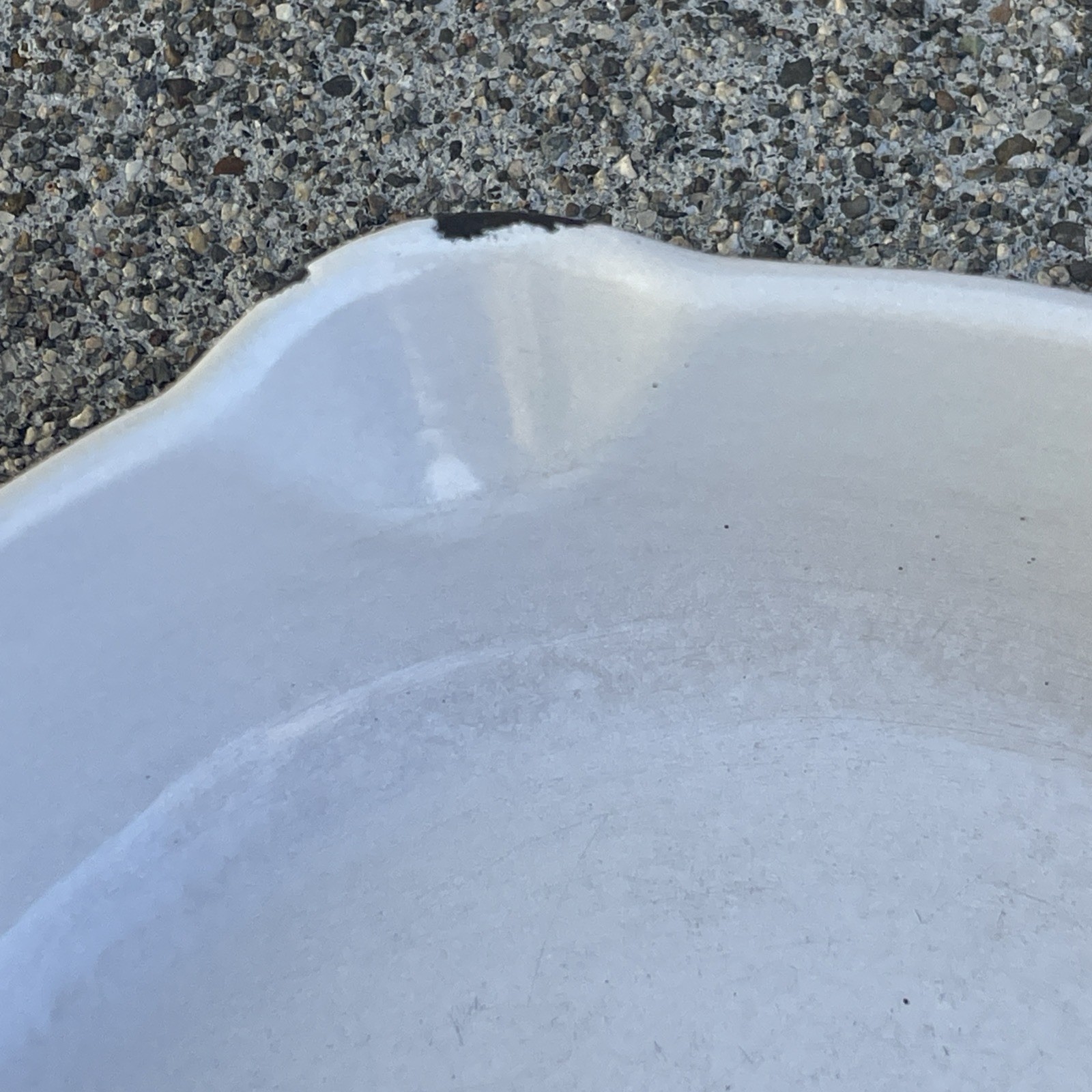 Vintage #16 Le Creuset 6.5" Spouted Skillet Frying Pan Brown Enamel Cast Iron