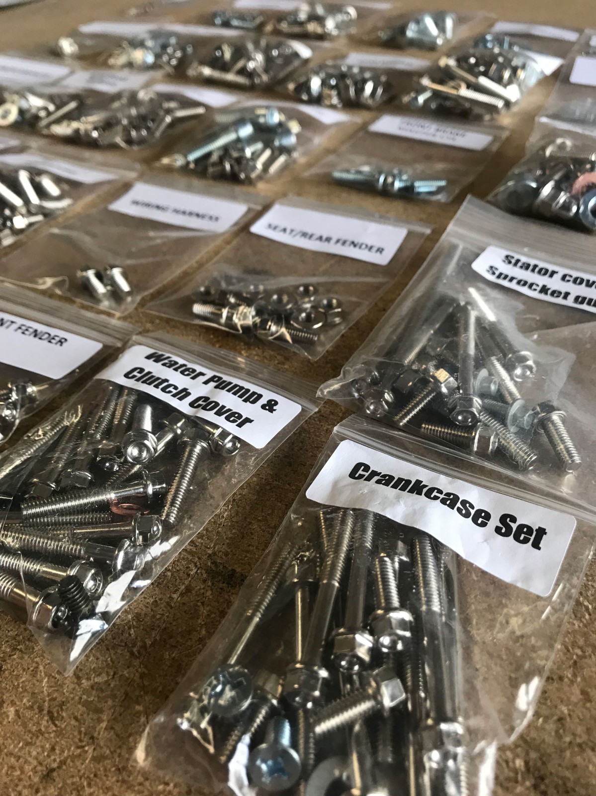 1986 Fourtrax Nickel Wurks Restoration Bolt kit Honda TRX250R Engine Suspension