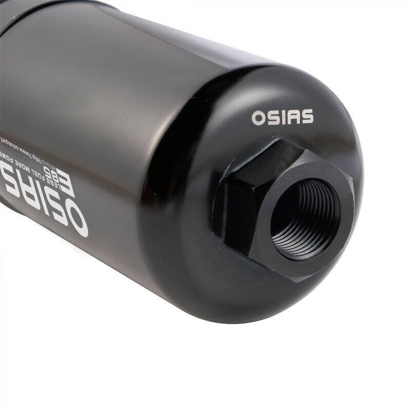 044 External Fuel Pump + 2L Black Aluminum High Flow Swirl Fuel Surge Tank AN6