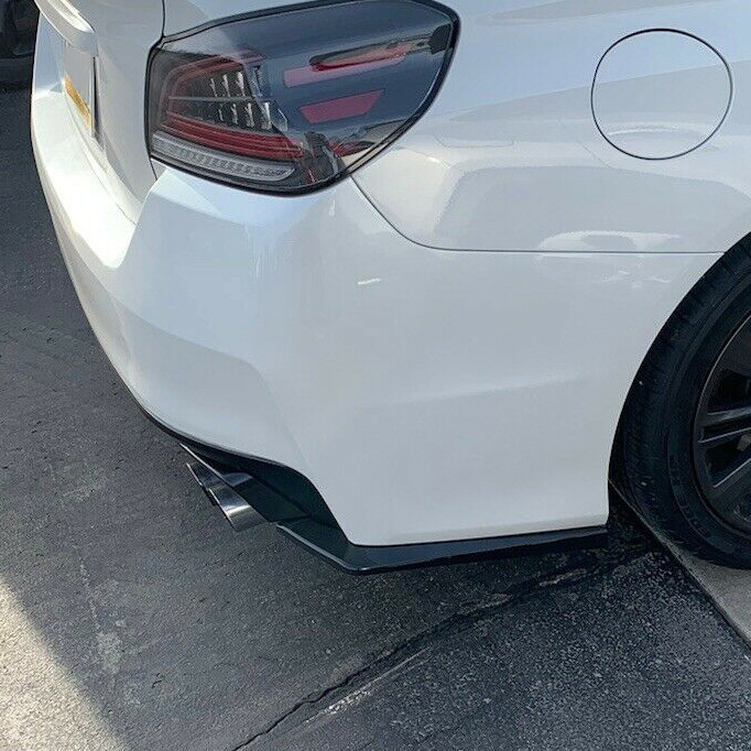 Rear Spat Bumper Valance Lip Spoiler Polyurethane For 2015-2021 Subaru WRX STI