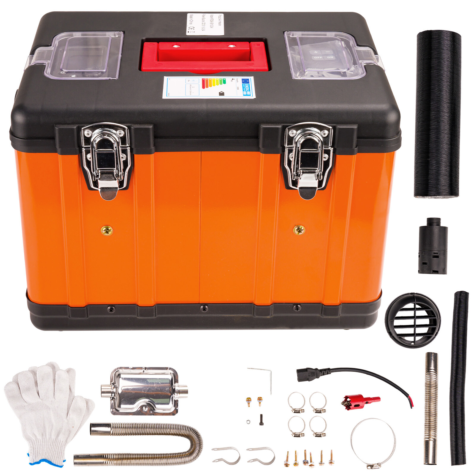 Diesel Air Heater 12V 110V 5KW Portable Toolbox Night Heater Fit For Car Camper