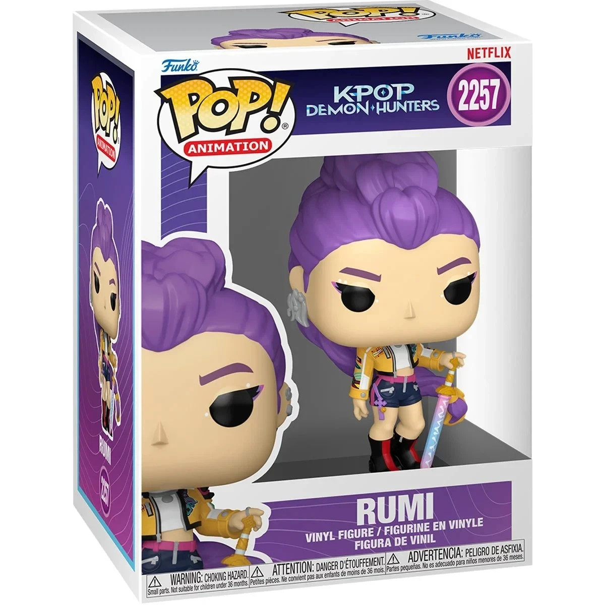 KPop Demon Hunters RUMI Funko Pop! Vinyl Figure #2257 - Free Shipping