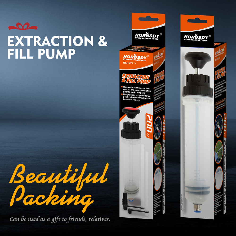 Fluid Extraction Filling Syringe Transfer Liquid Pump Oil Extractor Automotive