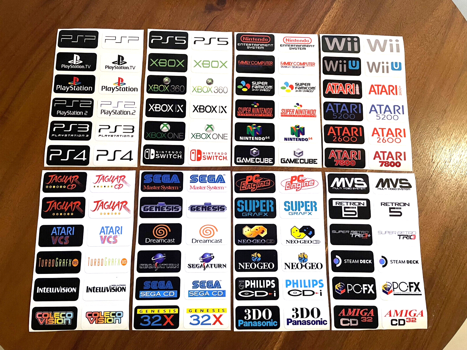 Video Game System/Console Labels for Storage & Organization - Custom Labels