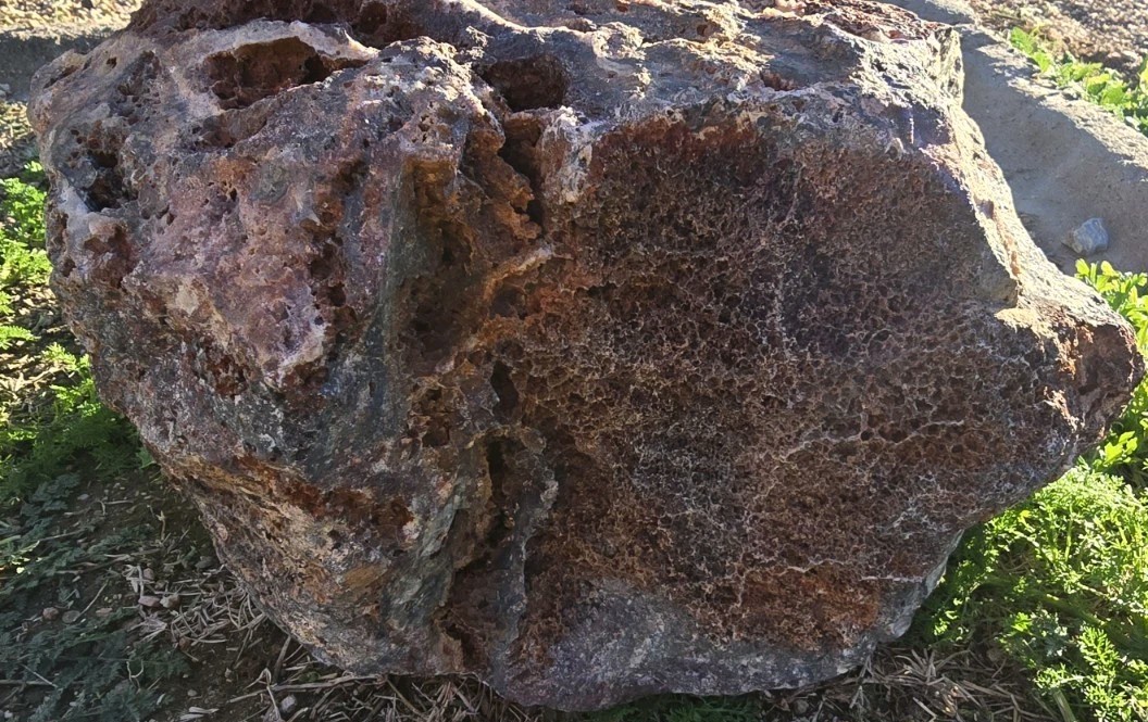 Large Heavy Raw Chunk Of Arizona Silver Copper Gold Ore Specimen 74.4 Lbs.