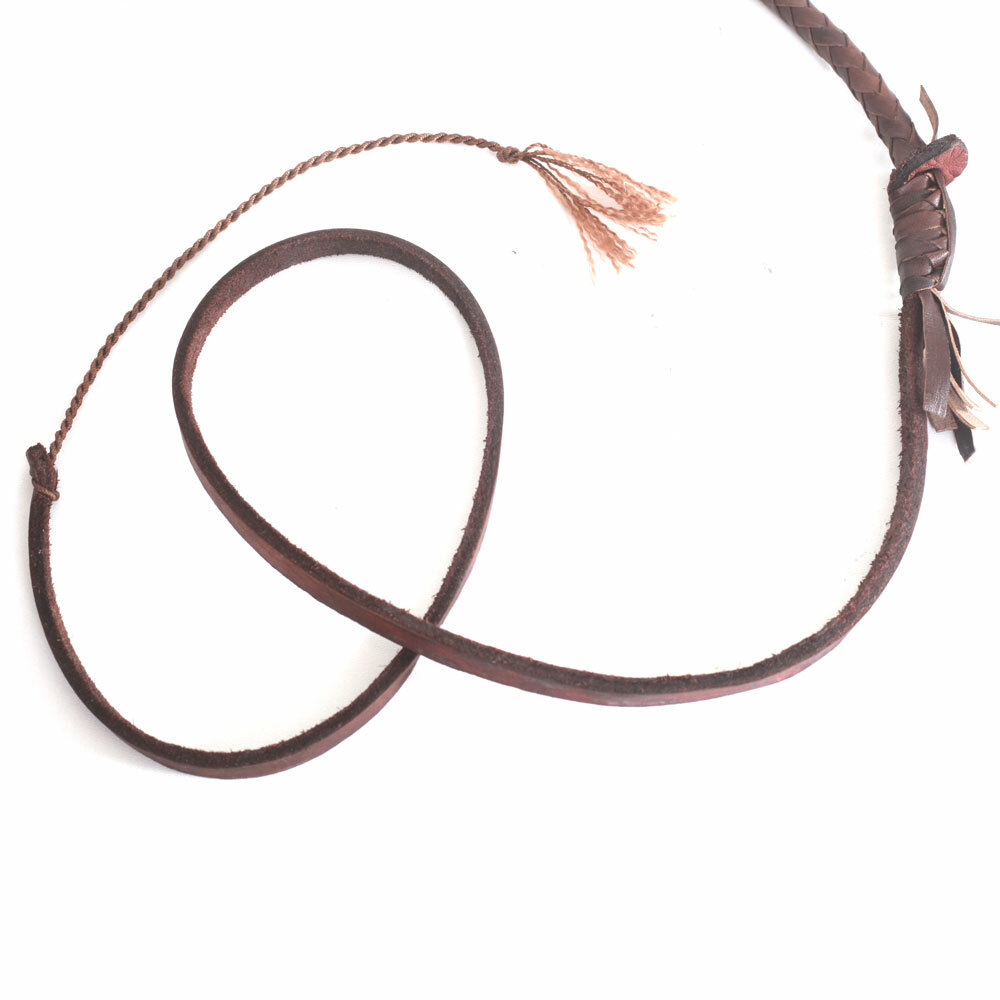 Kangaroo Hide Leather 06 to 16 Feet 16 Plaits Bull Whip Indy Target Bullwhip