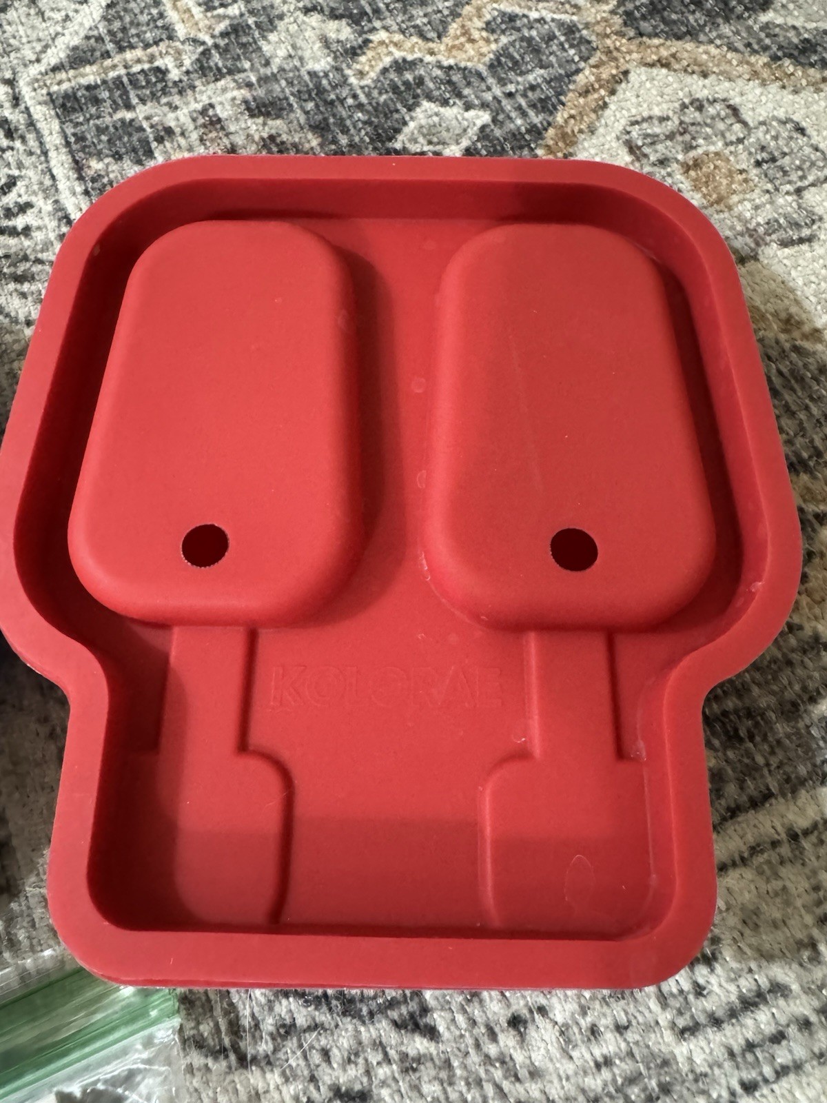 Kolorae silicone popsicle Ice molds set of 3 Green Blue Red New