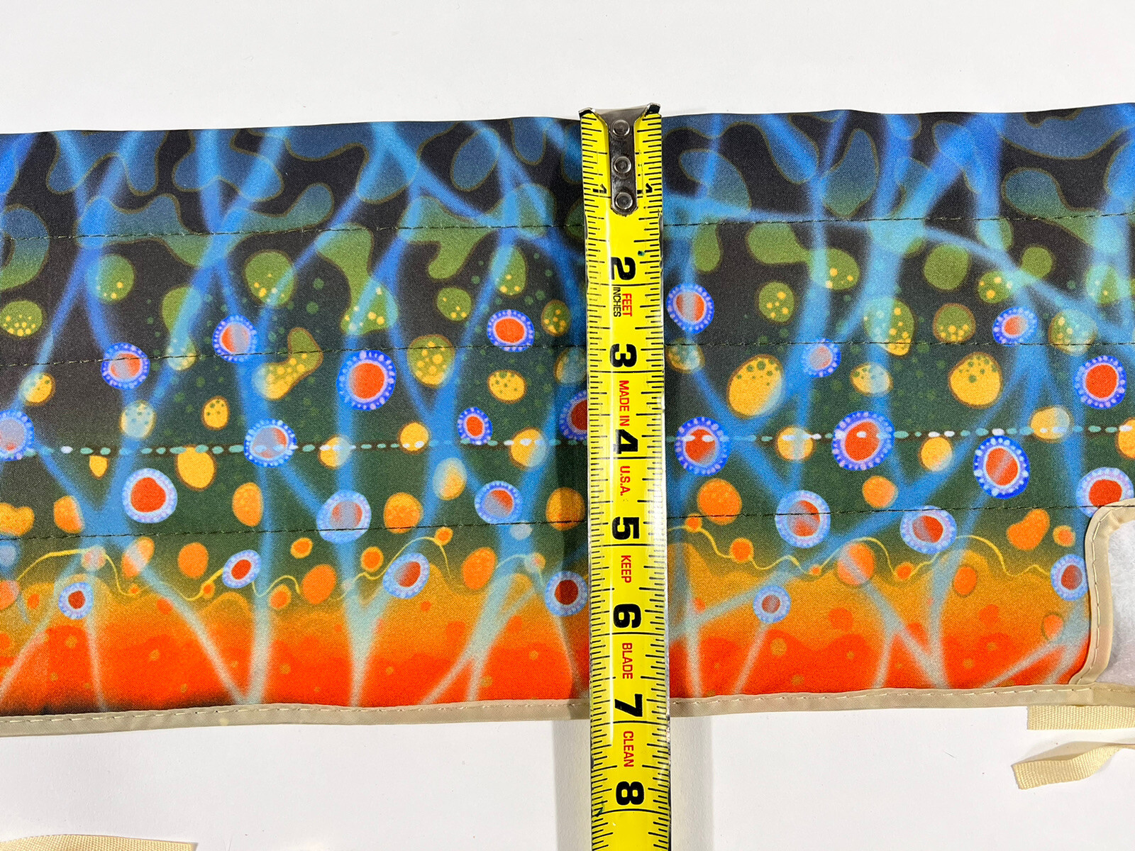 Fly Rod Sock Brook Trout Soft Cloth Bag for 9ft 4pcs Fly Rod