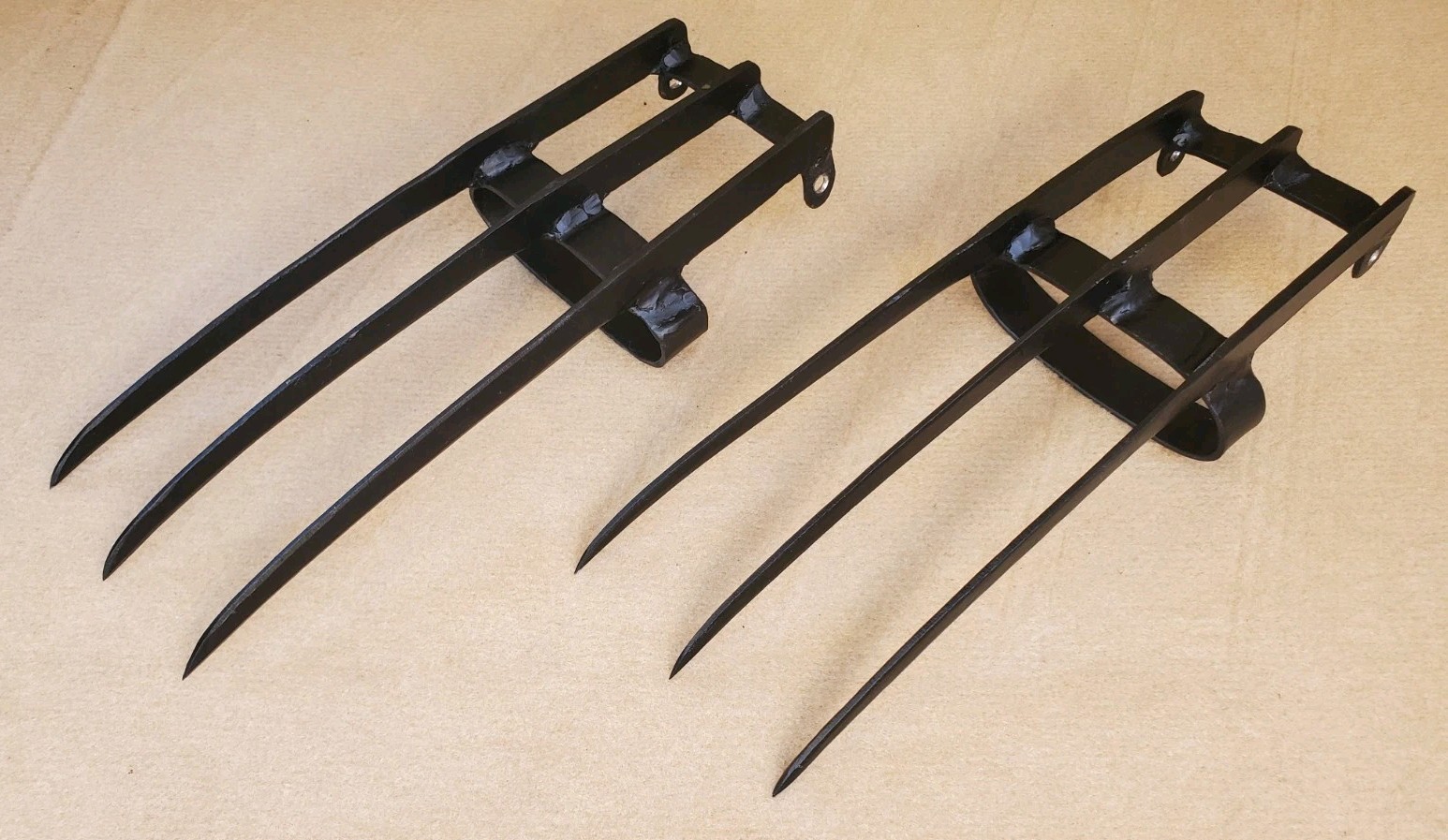 Handforged Ninja Martial Art Ghost Tengu 3 Blade Tekko Kagi Claws