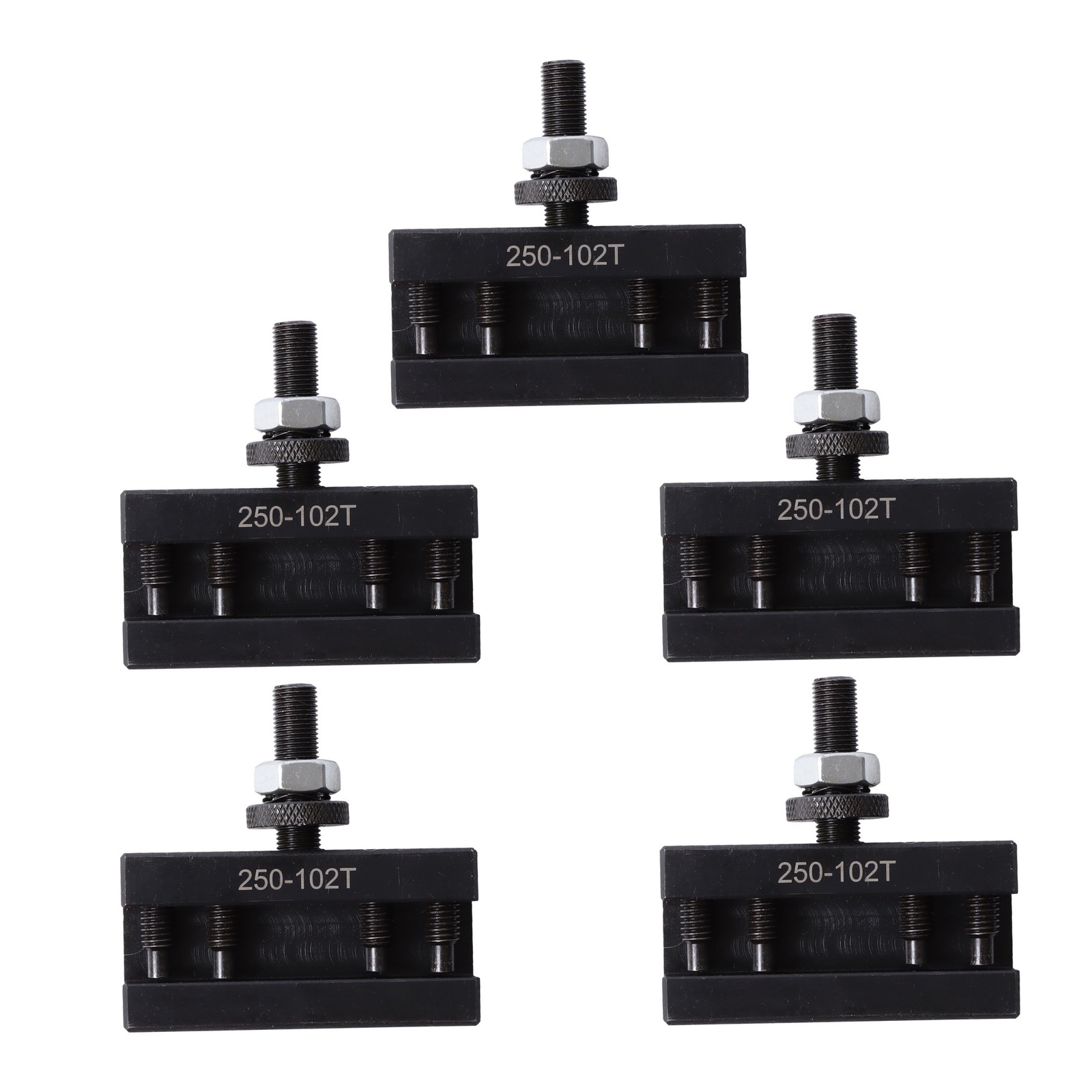 5pcs AXA 250-102XL Tool Holders 5/8" Oversize Rapid Swap Turning Facing