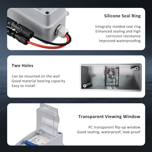 Solar Panel Disconnect Switch DC 500V 32Amp with PV Connector Miniature