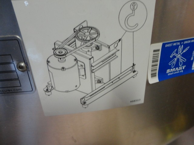 Upblast Exhaust Fan Belt Drive Motor 115v ACCUREX XCUBE-160-10-1-26-6