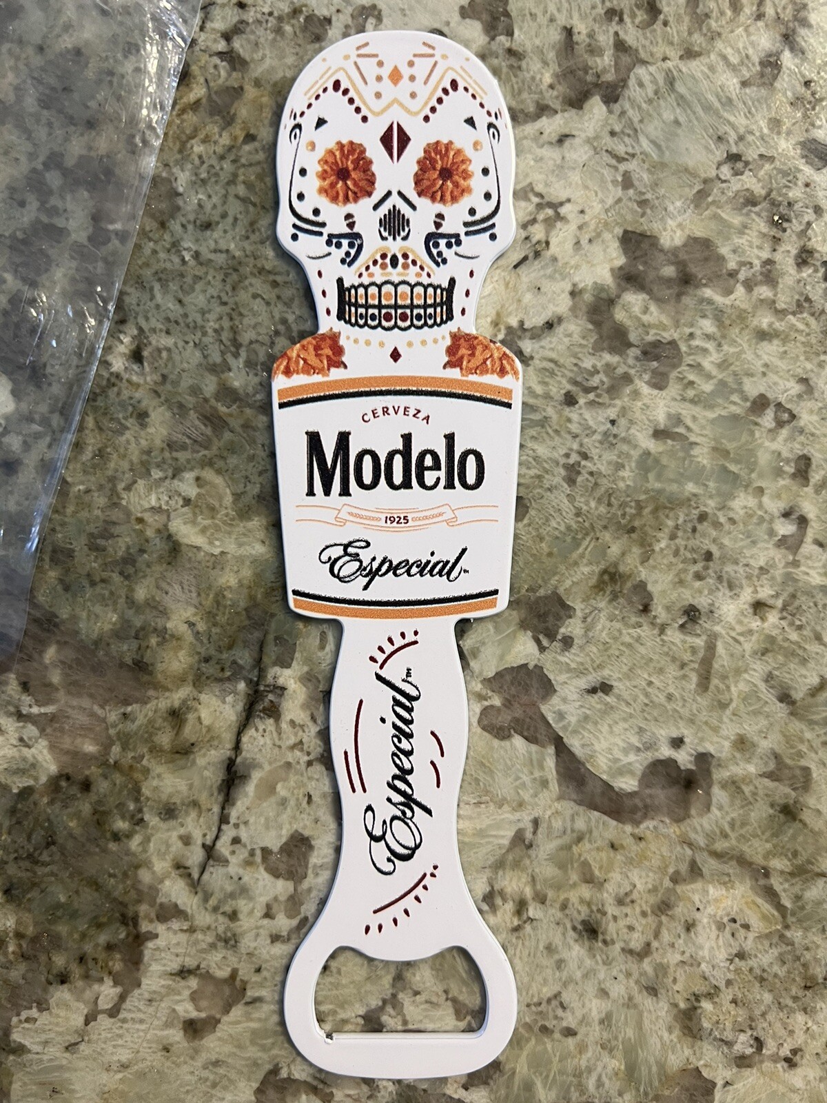 MODELO BEER STEEL BOTTLE OPENER BARTENDER SPEED BAR TOOL. Day Of The Dead