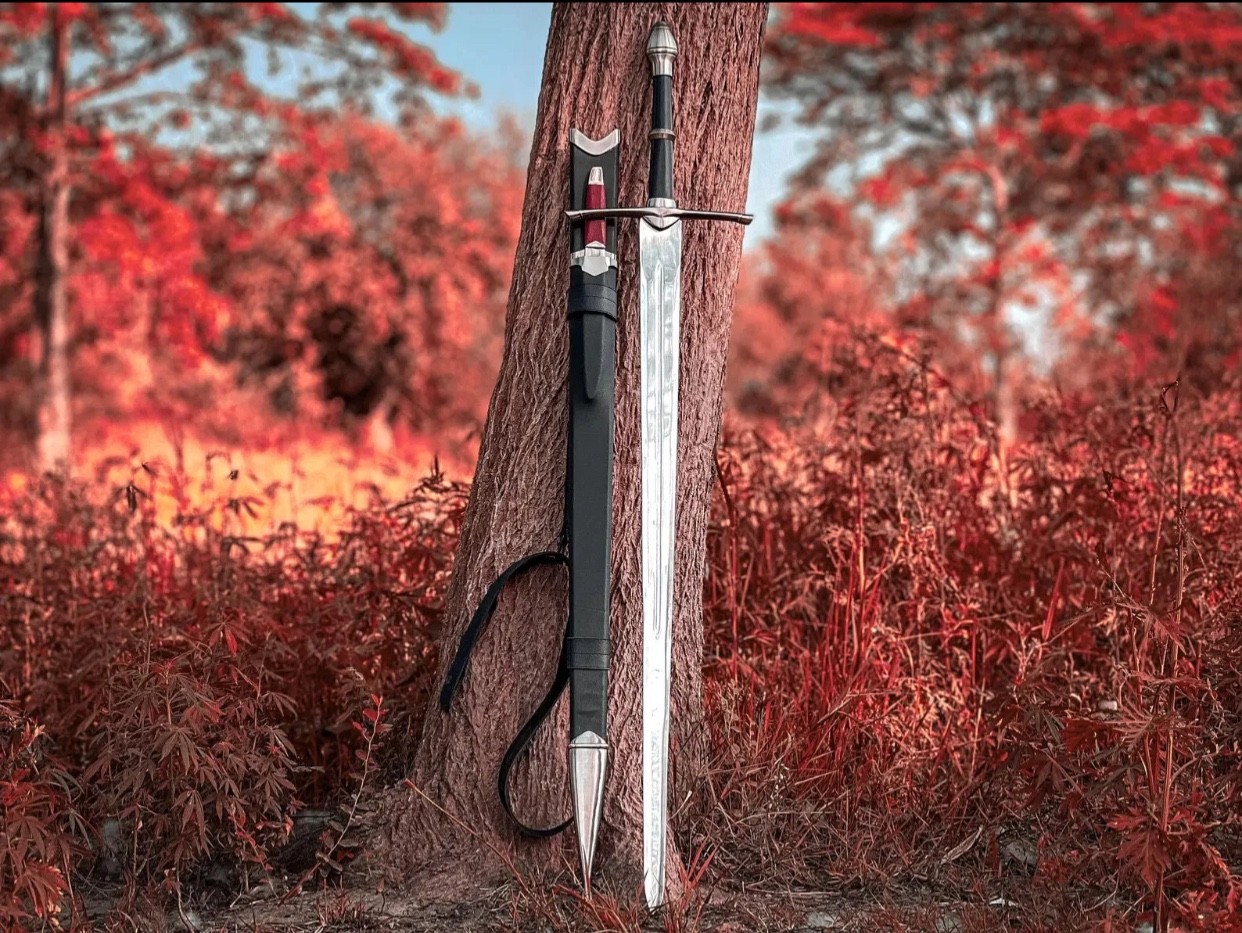 Handmade Hand Forged Carbon Steel Viking Sword, Battle Ready Medieval Sword,