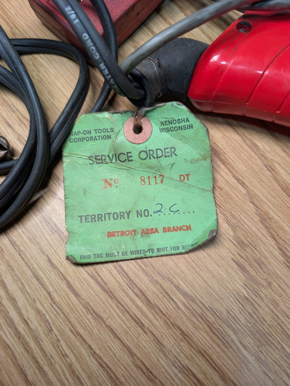 Vintage Snap On MT212 Timing Light - FOR PARTS - USED