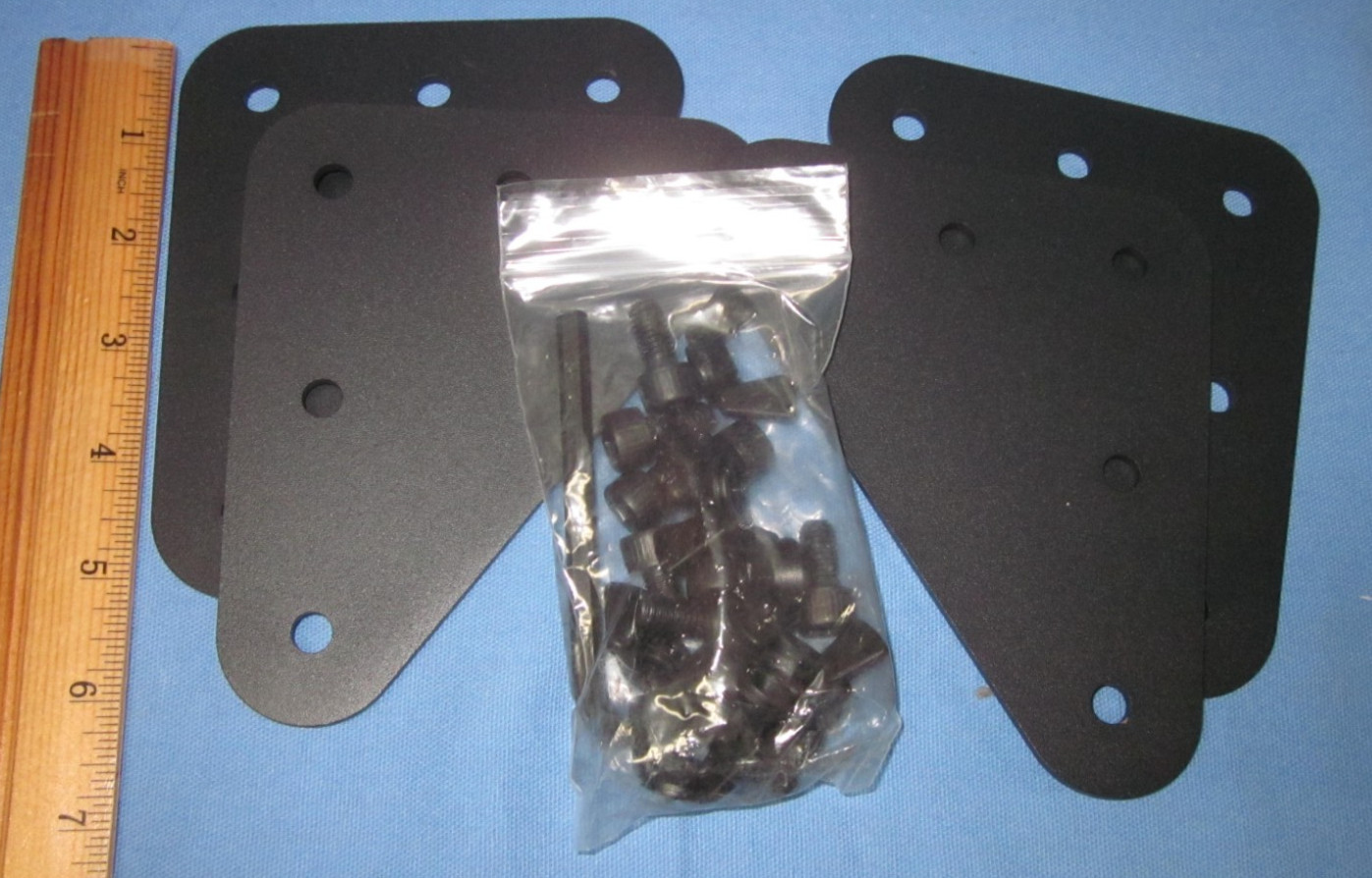 Heckler H497-BG Vesa Adapter Kit for AV Cart Display Stand