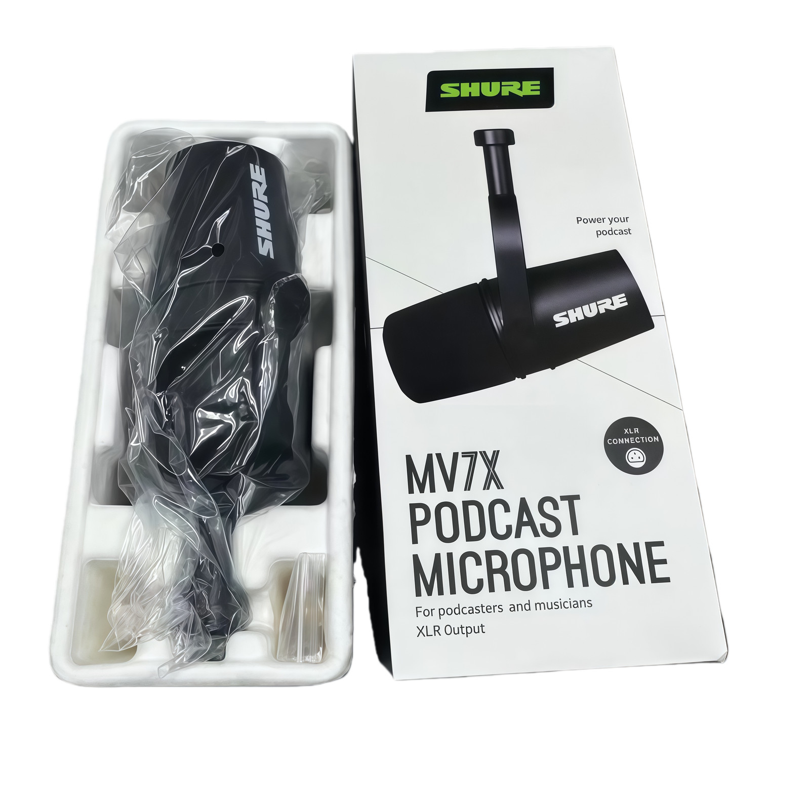 MV7X Mic Podcast Kit for Podcasting Home Recording Gaming XLR Output  NEW  US