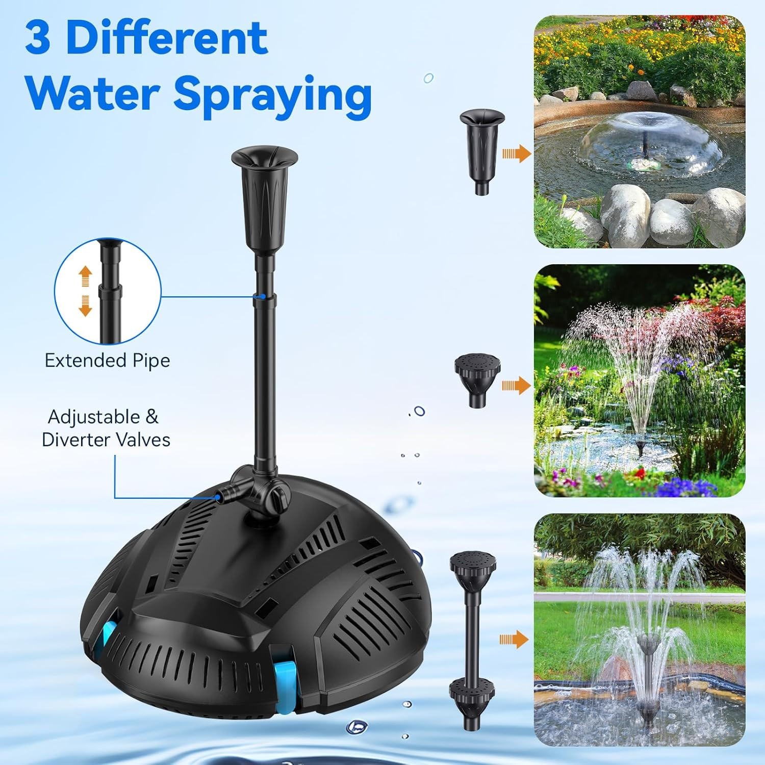 70W Solar Pond Filter and Fountain Pump for Outdoor Water Features