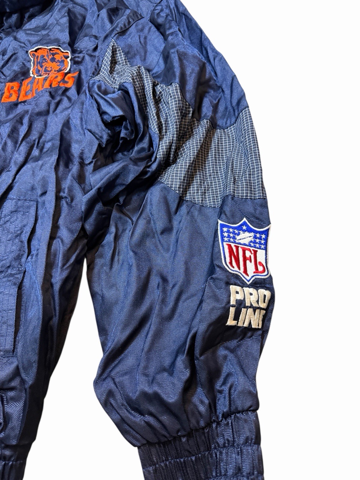Vintage Chicago Bears NFL Pro Line Logo Athletic Jacket Mens XL Full Zip