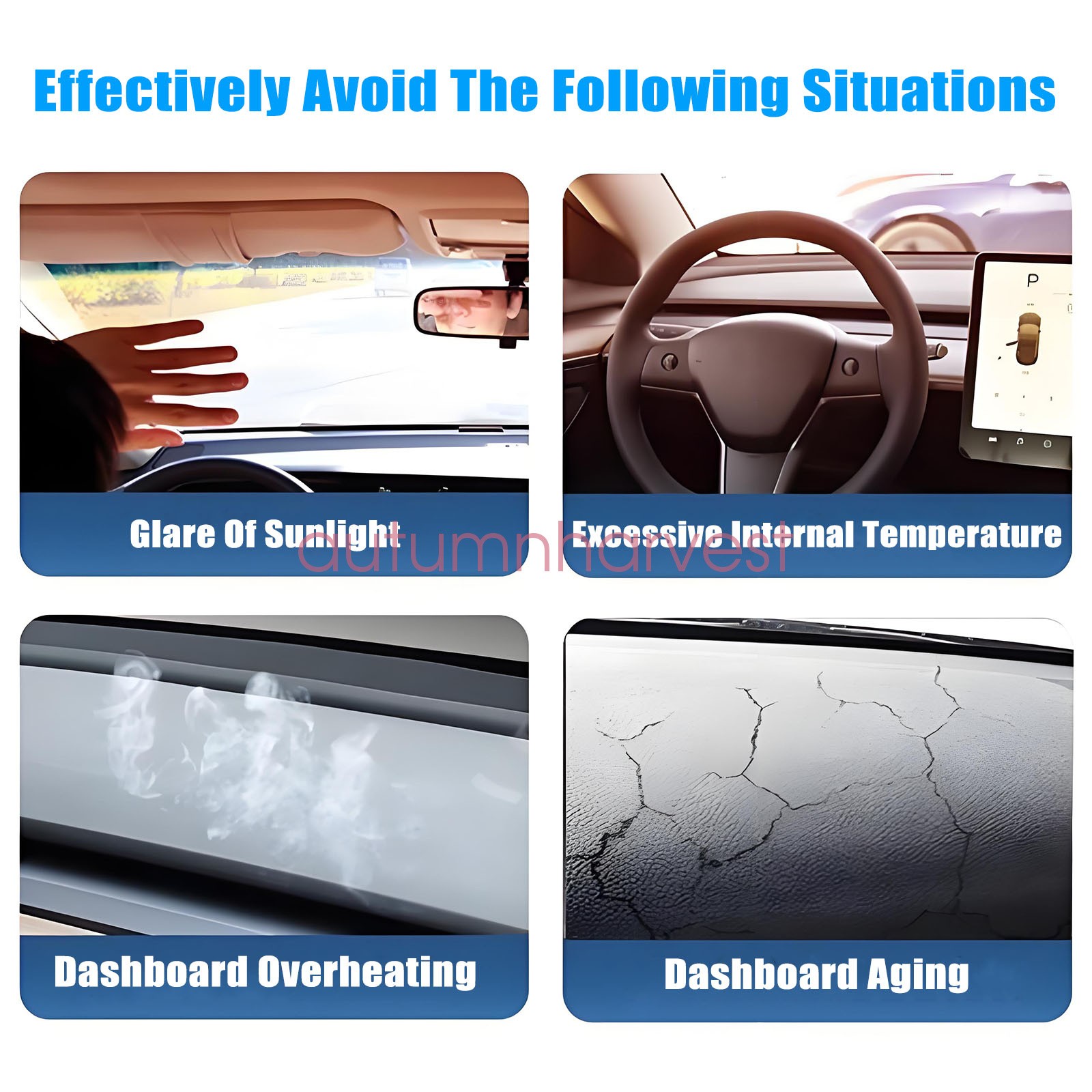 For 2004-2010 BMW 650Ci 650i 6 Series Leather Dashboard Dash Cover Dashmat