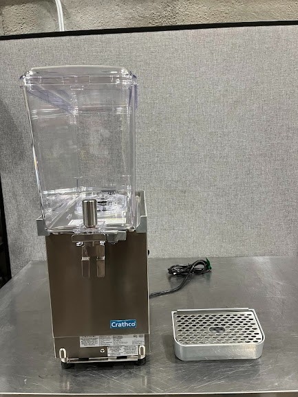 Crathco Bubbler Single 4.75 Gallon Bowl Refrigerated Beverage Dispenser - 120V