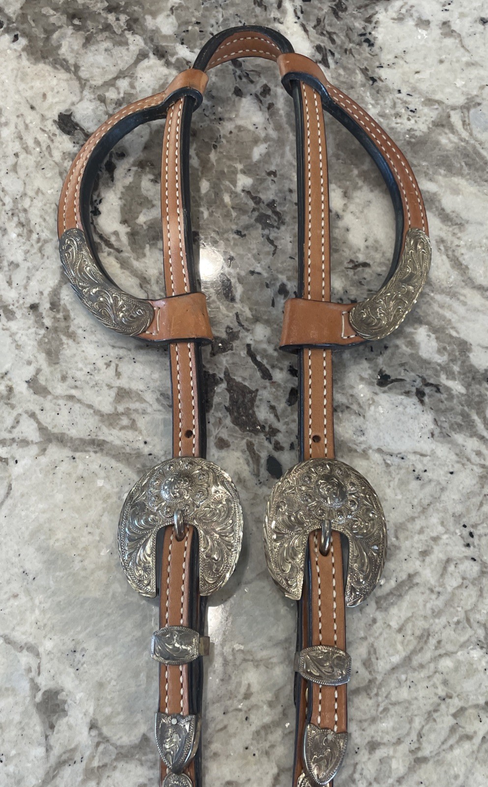 Dale Chavez Show Headstall Double Ear