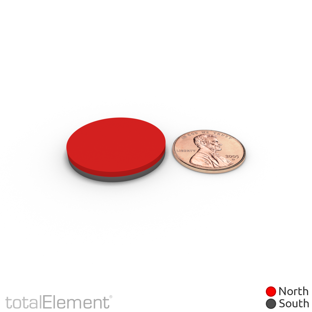 1 x 1/8 Inch Strong Neodymium Rare Earth Disc Magnets N52 (8 Pack)