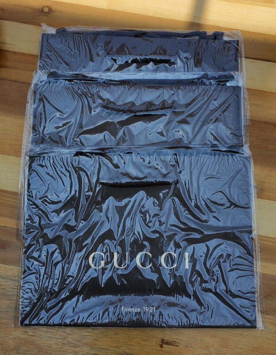 GUCCI Firenze 1921 Paper Shopping Gift Bag - Brand New Wrapped 9x6.7x2.5