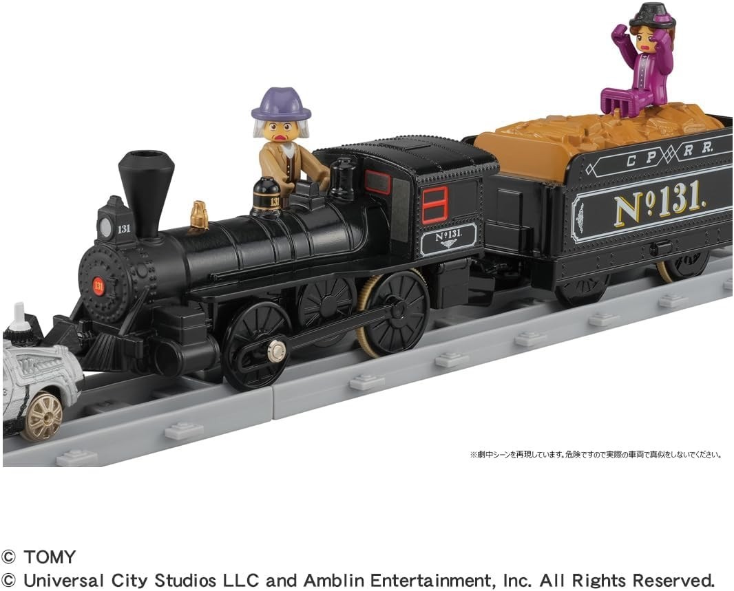 Takara Tomy Plarail Back to the Future Part 3 Steam Locomotive No. 131 NEW