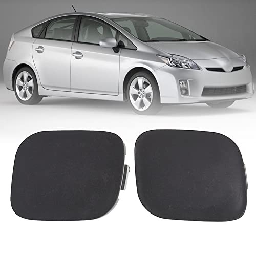 1 Pair Front Bumper Tow Hook Eye Cap Cover Left & Right Replacement for Prius