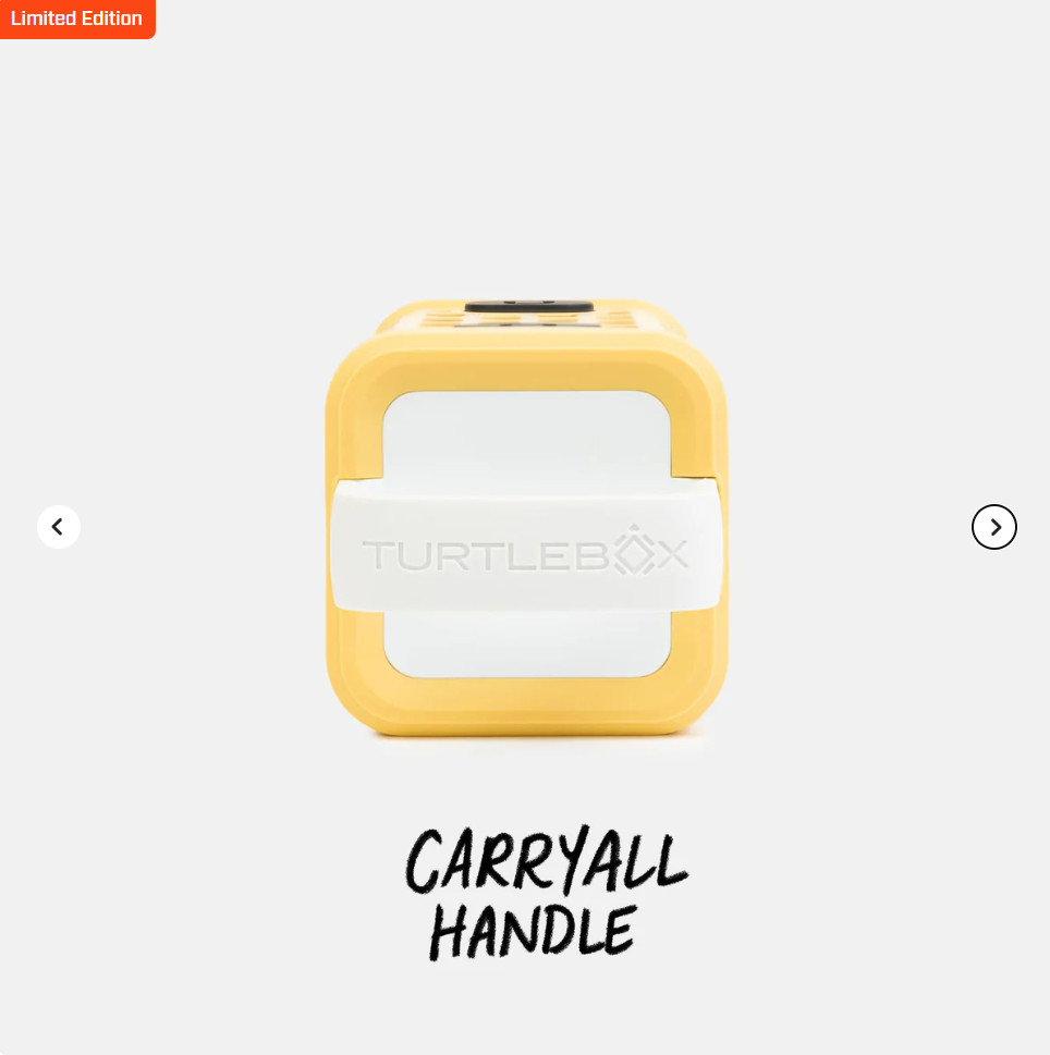 Turtlebox Ranger Loud Outdoor Bluetooth Speaker Yellow – Limited Edition NEW