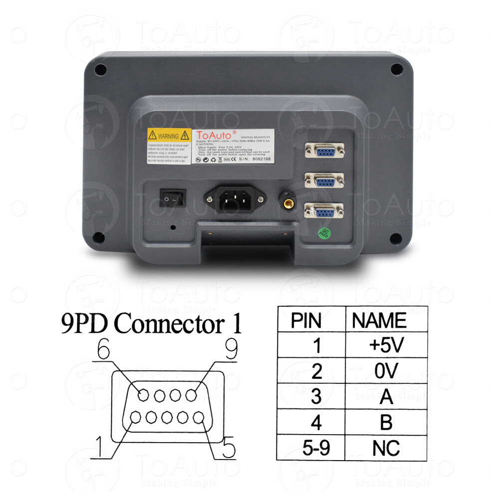 2Axis/3Axis LCD DRO Display Digital Readout+Linear Scale Sensor Encoder CNC Mill