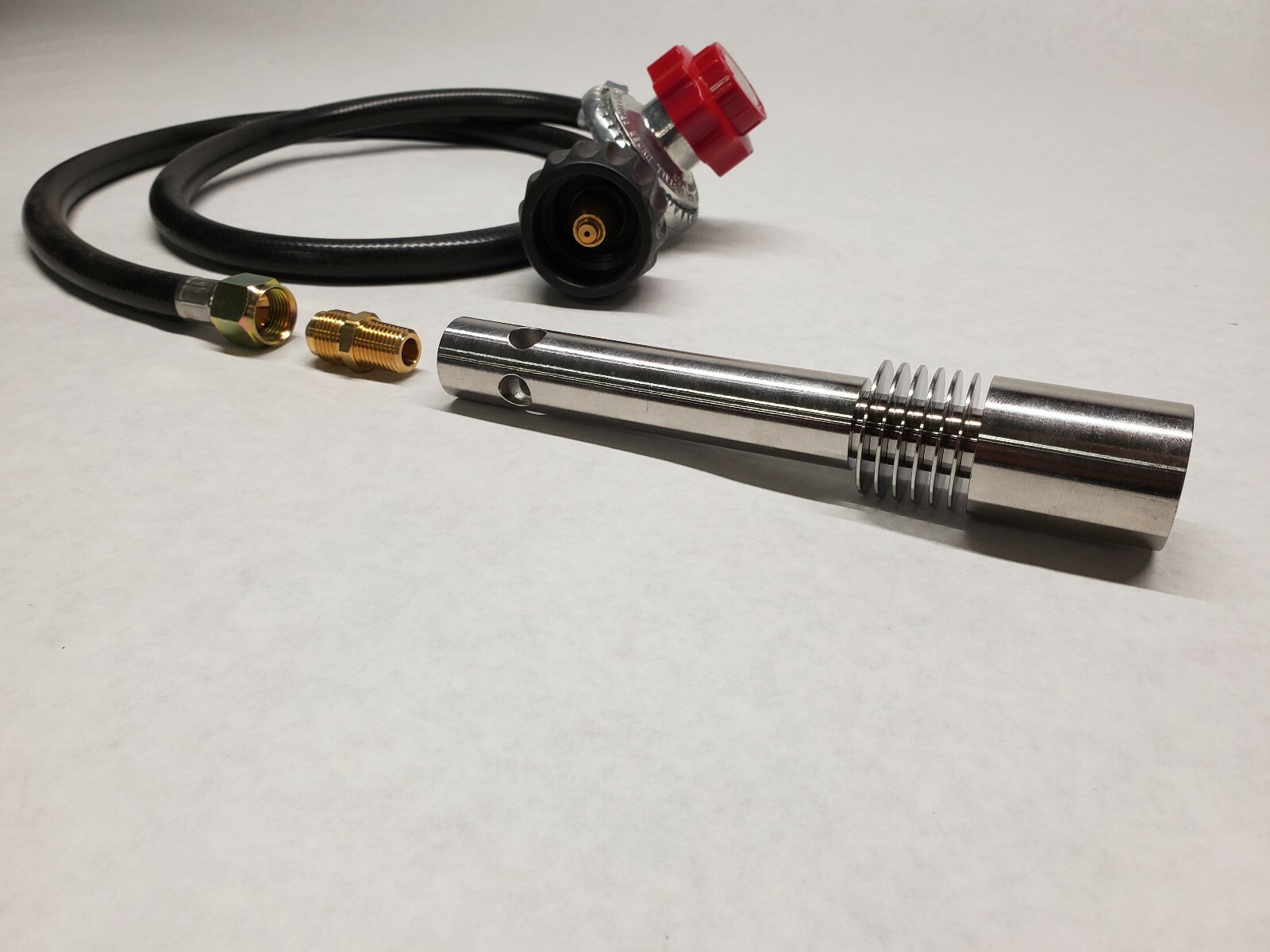 Mr. Shorty Foundry/Forge Propane Burner, Jet Torch with Regulator and fitting