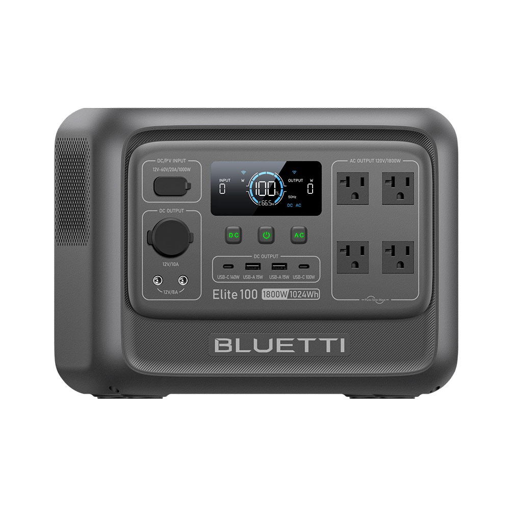 BLUETTI Elite 100 V2 1024Wh 1800W Portable Power Station for Road Trip Backup