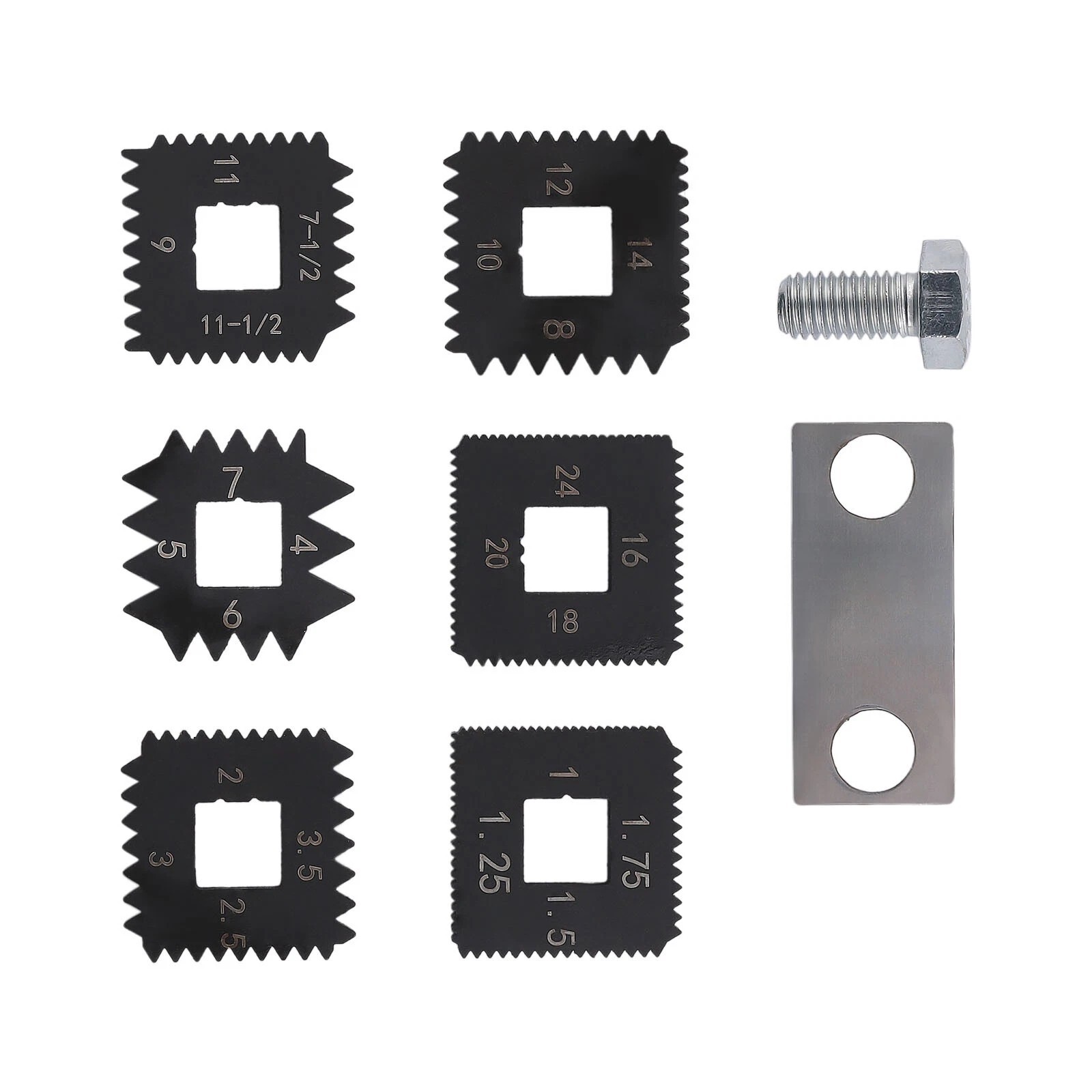 7402 Universal Outside Thread Chaser with 6 Dies 216884 Use for 1-1/4” to 5” O.D