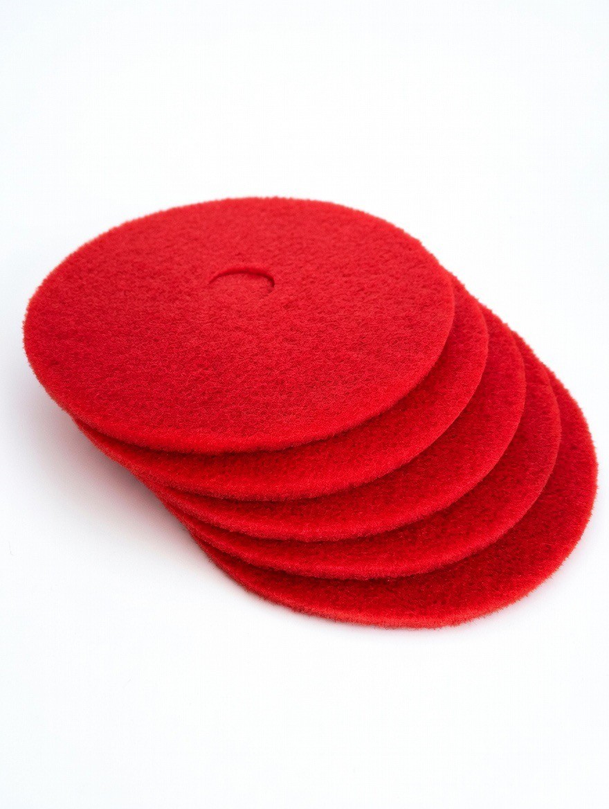 Boardwalk 20" Red Buffing Floor Pads 5-Pack BWK4020RED New in Box Floor Machine