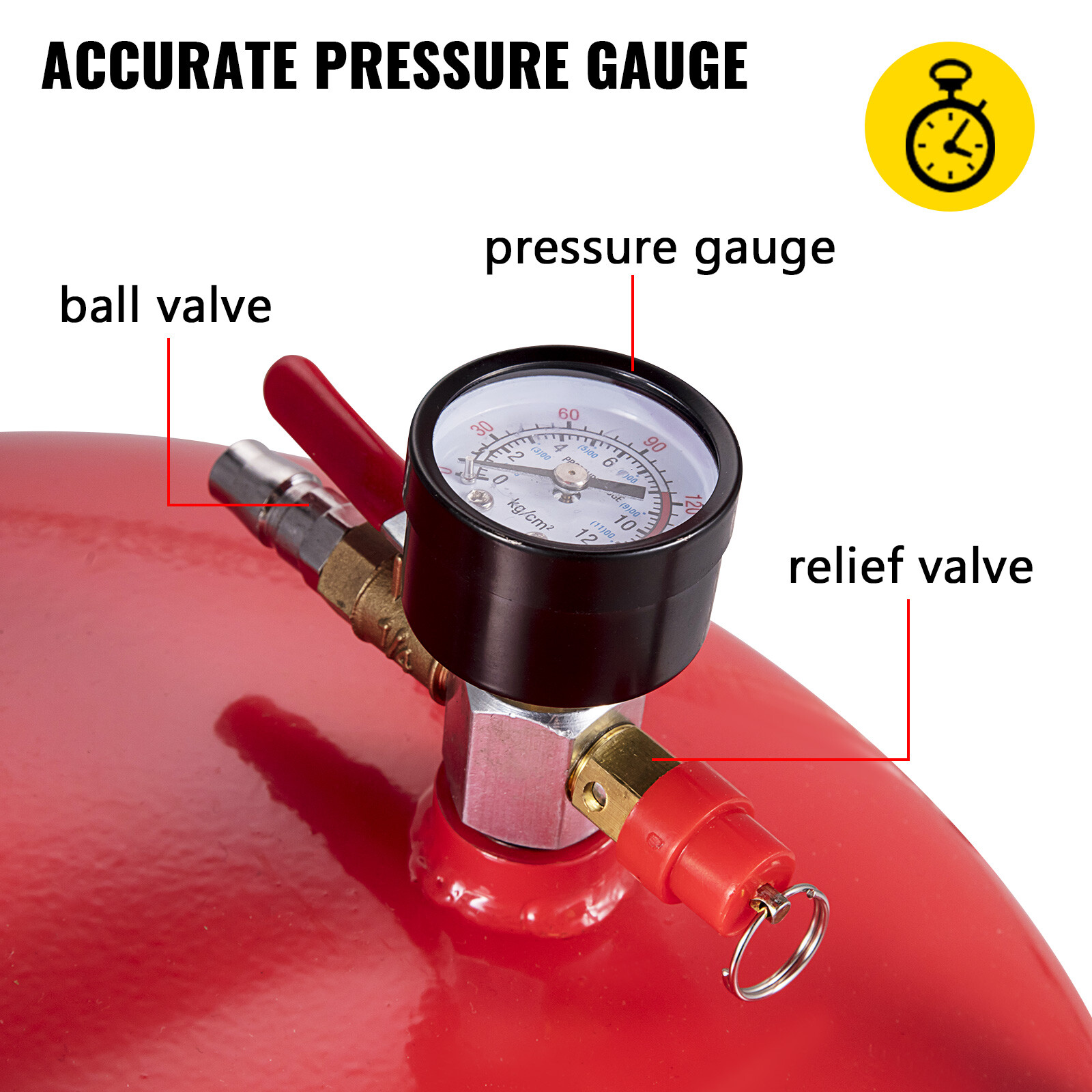 VEVOR Waste Oil Drain Tank Portable Oil Drain 20 Gallon Air Operate Drainer
