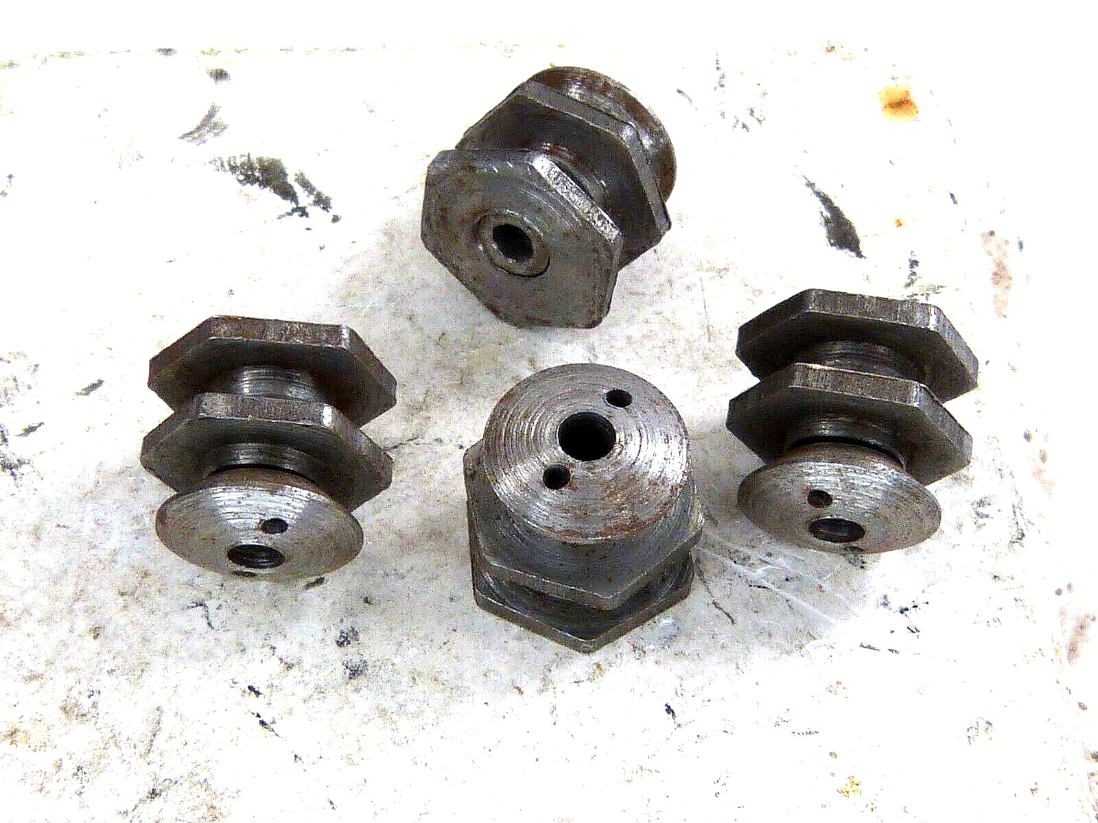 Vintage M38 German Paratrooper Helmet Liner Steel Nuts & Bolts Set Spanner